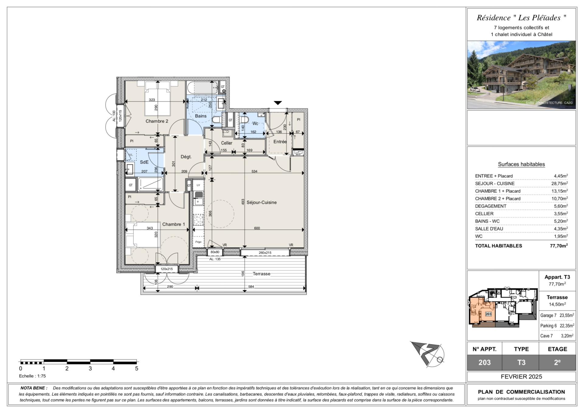 Appartement T3 #203